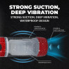 Pumped Masturbateur TechnoThrust Vibrations et Succion Rouge